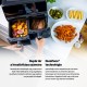 Lauben DualZone Air Fryer 8000BC - Kétzónás Forró levegős fritőz Lauben DualZone Air Fryer 8000BC - Kétzónás Forró levegős fritőz